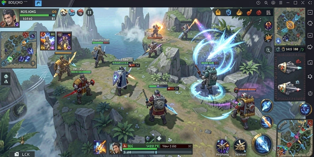 Tampilan menarik dari gameplay SLG yang mendebarkan.
