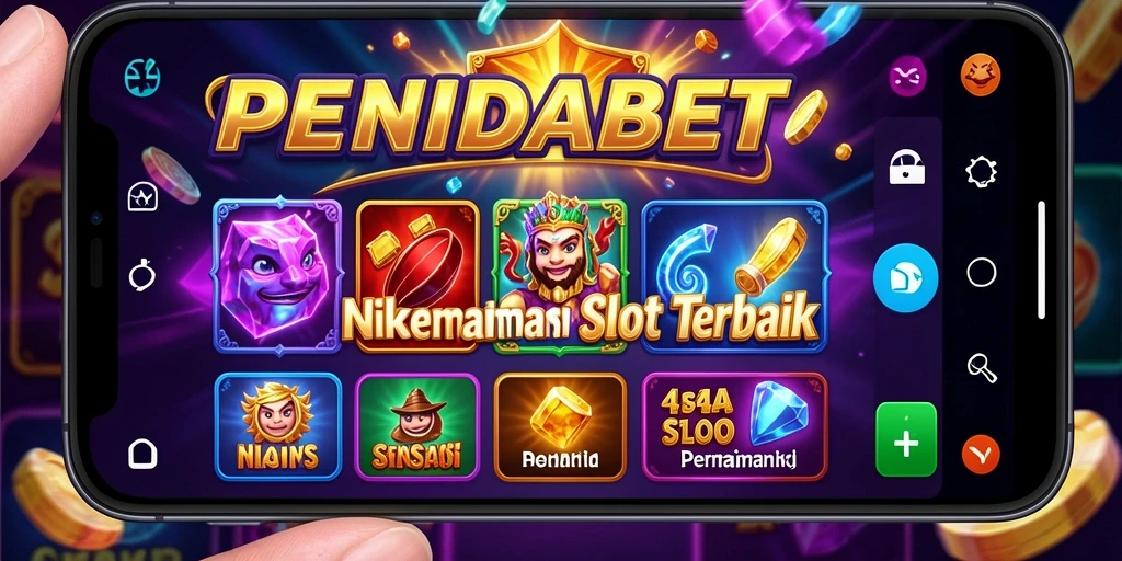 Tampilan gameplay yang menarik di PENIDABET dengan gulungan berputar.