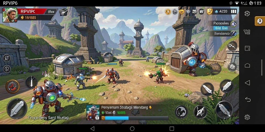 Tampilan menarik dari gameplay RPVIP6 yang penuh strategi.
