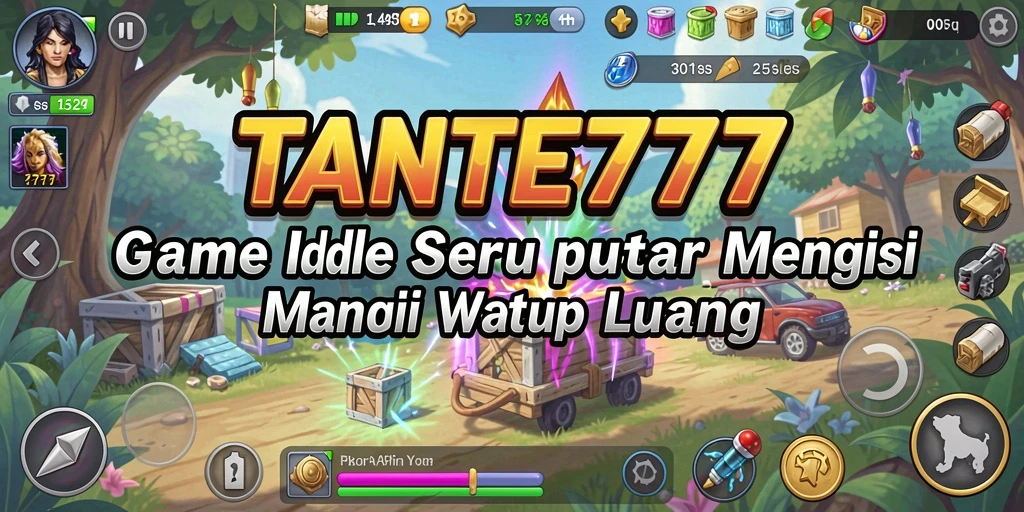 Screenshot TANTE777 menampilkan gameplay menarik dalam permainan Idle.